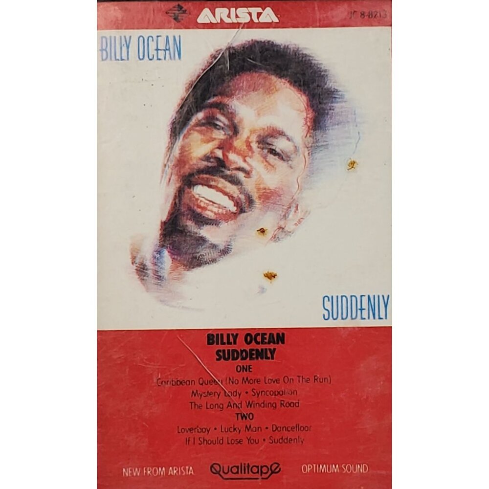 Billy Ocean Suddenly 1984 Cassette Tape Album Audio Music Caribbean Queen